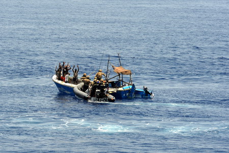 Pirate vessels seized in the Gulf of Eden