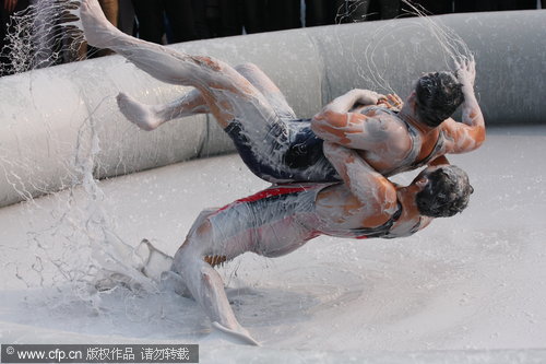 Mud wrestling deals