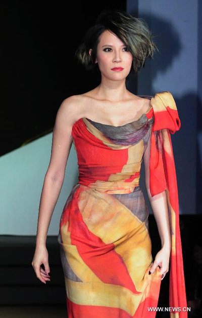 Vivienne Westwood's creation presented in Taipei