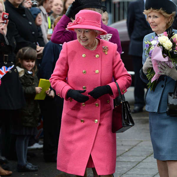 Queen Elizabeth's Gold Launer Handbag