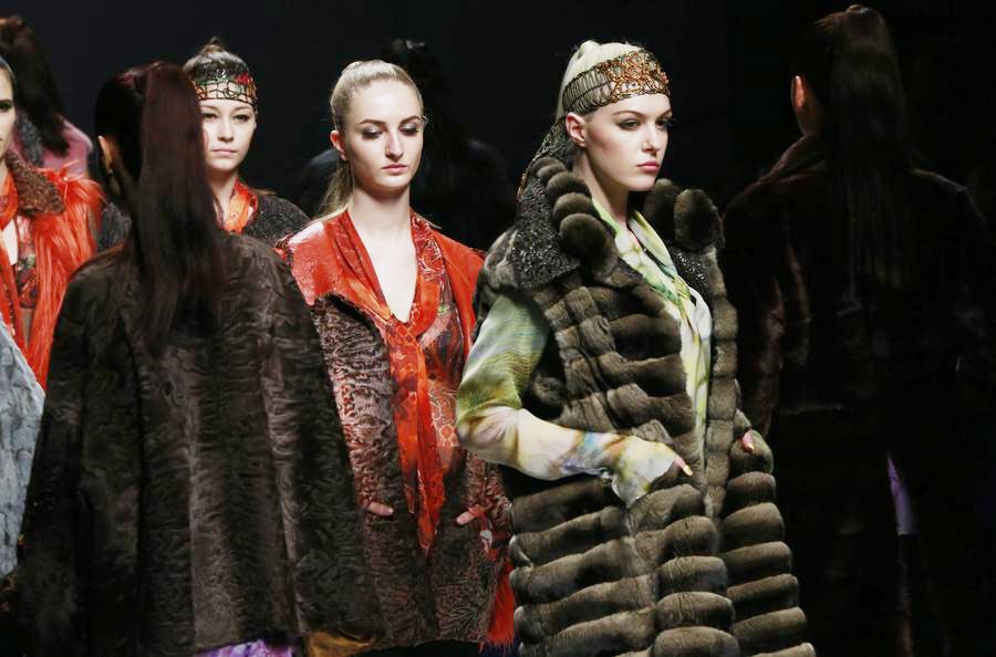 Fur Fashion Show held during China Fashion Week