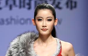 Swimming fashion trend show during China Fashion Week