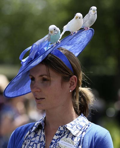 Fashionable hats at Royal Ascot horse racing festival