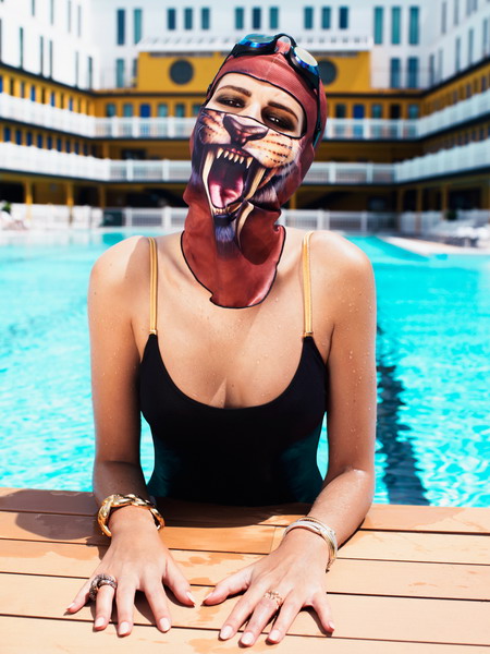 'Facekini' has its moment in fashion spotlight