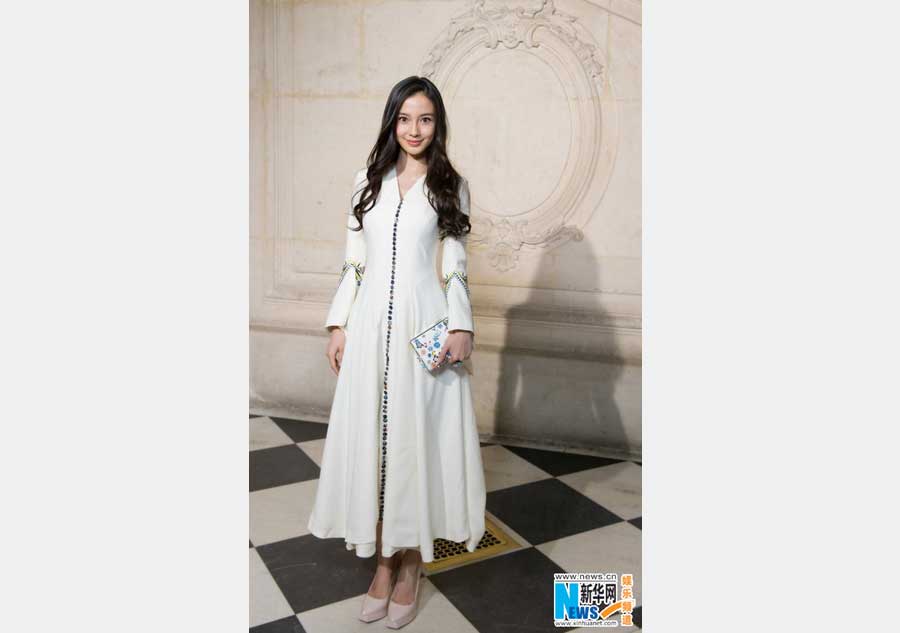 Angelababy graces Paris Fashion Week