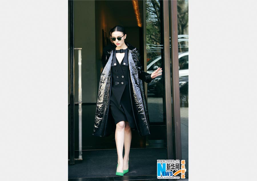 Actress Song Jia attends Milan Fashion Week