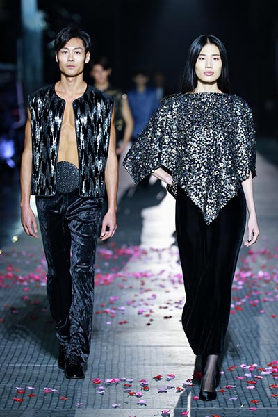 Young designers bring Cardin show to Beijing