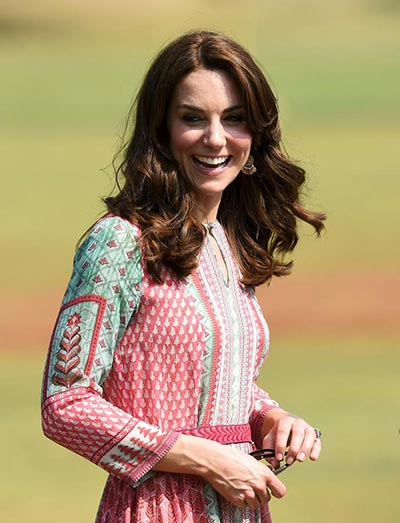 Kate Middleton's Asian-inspired wardrobe in India