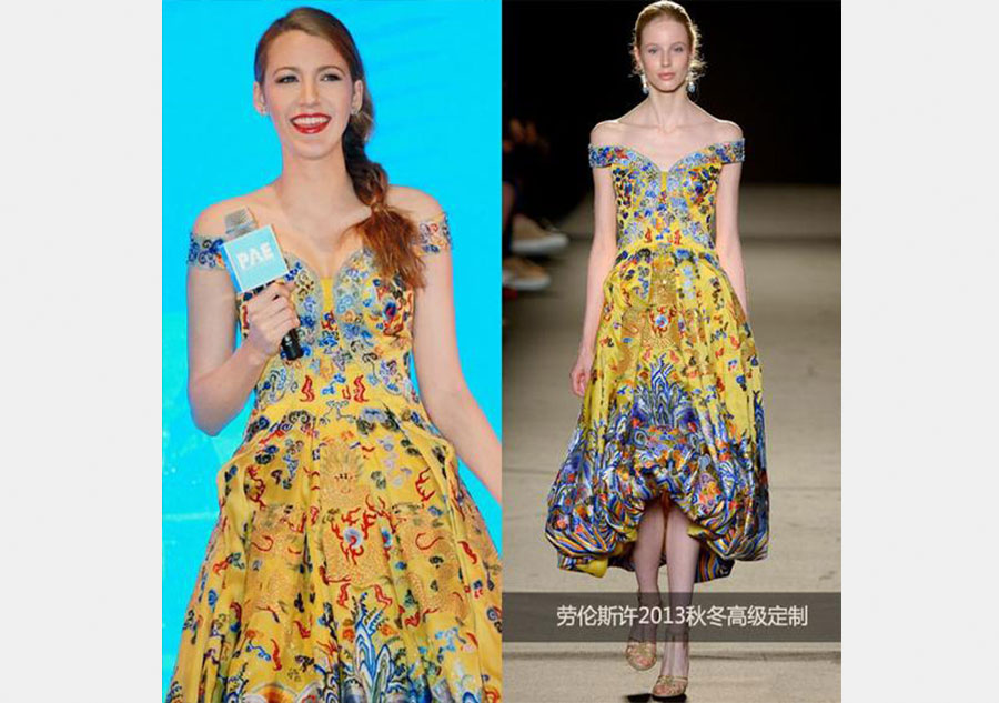 Chinese designs in vogue with global celebrities
