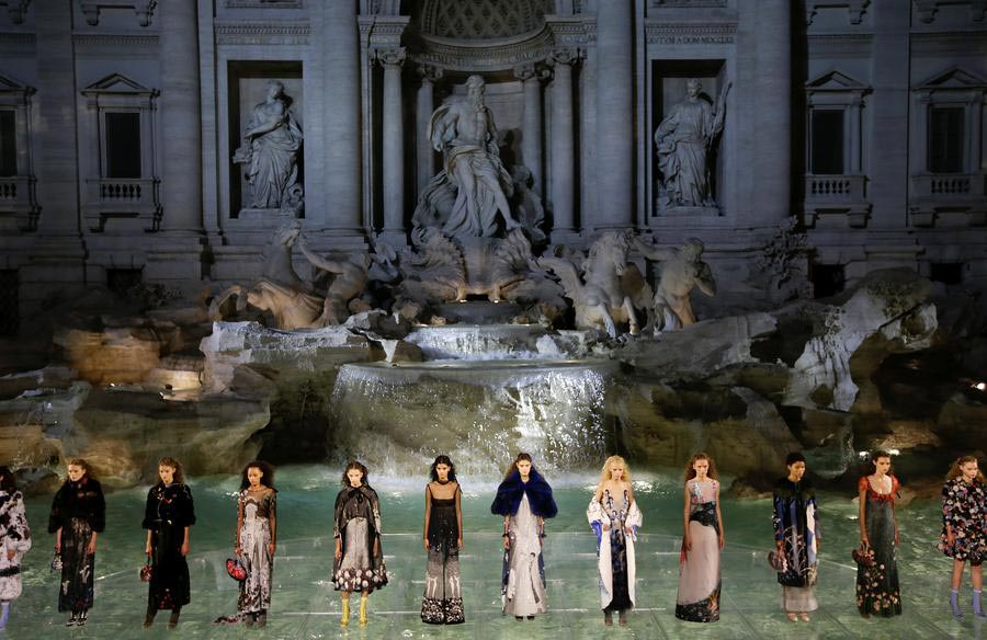 Fendi celebrates 90th anniversary in Rome