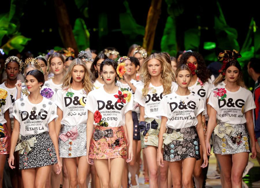 Milan Fashion Week: Dolce & Gabbana Spring/Summer 2017[5]- Chinadaily ...