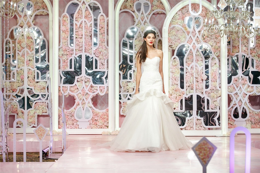 Bridal fashion hits the runway