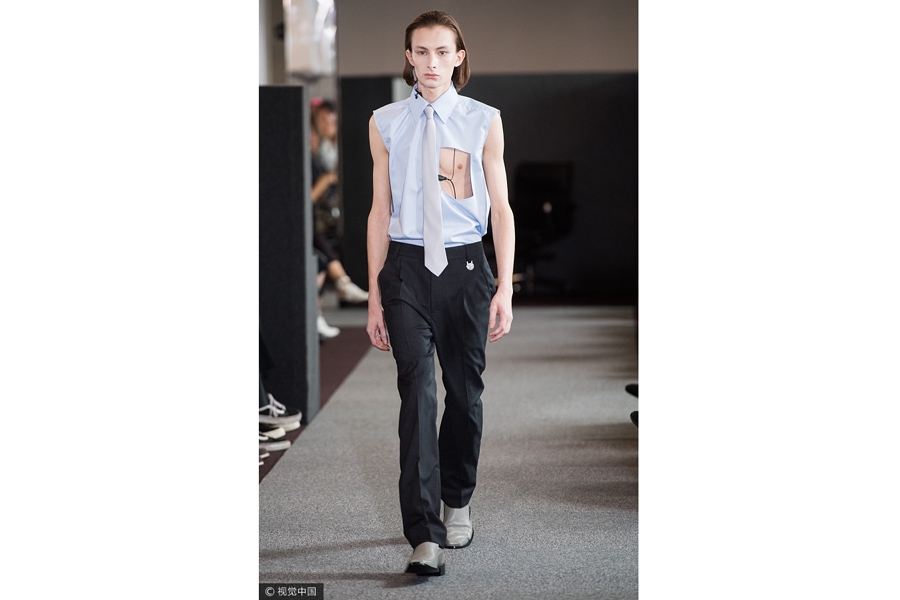 2018 London menswear fashion week: Xander Zhou