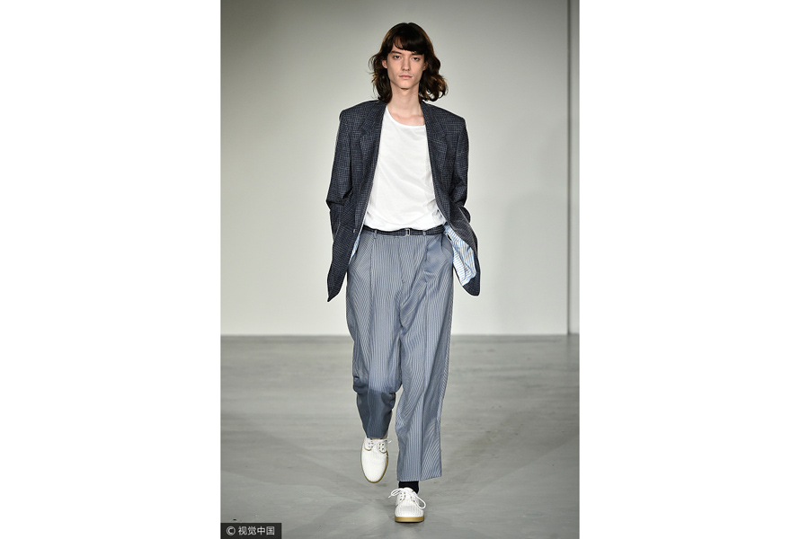 2018 London menswear fashion week:E. Tautz