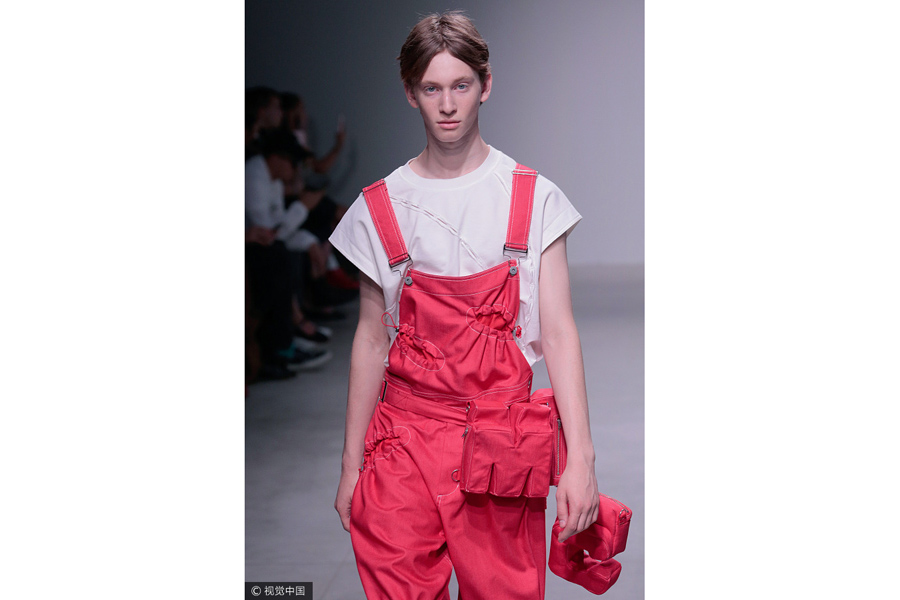 2018 New York menswear fashion show:Feng Chenwang
