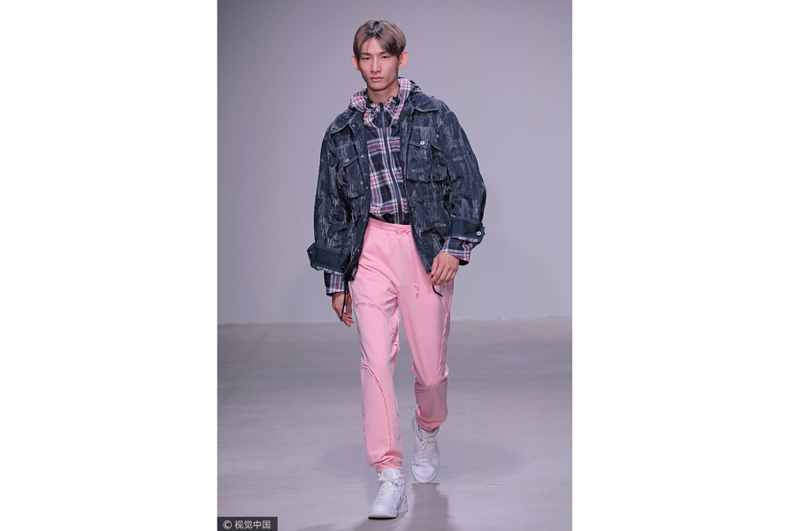 2018 New York menswear fashion show:Feng Chenwang