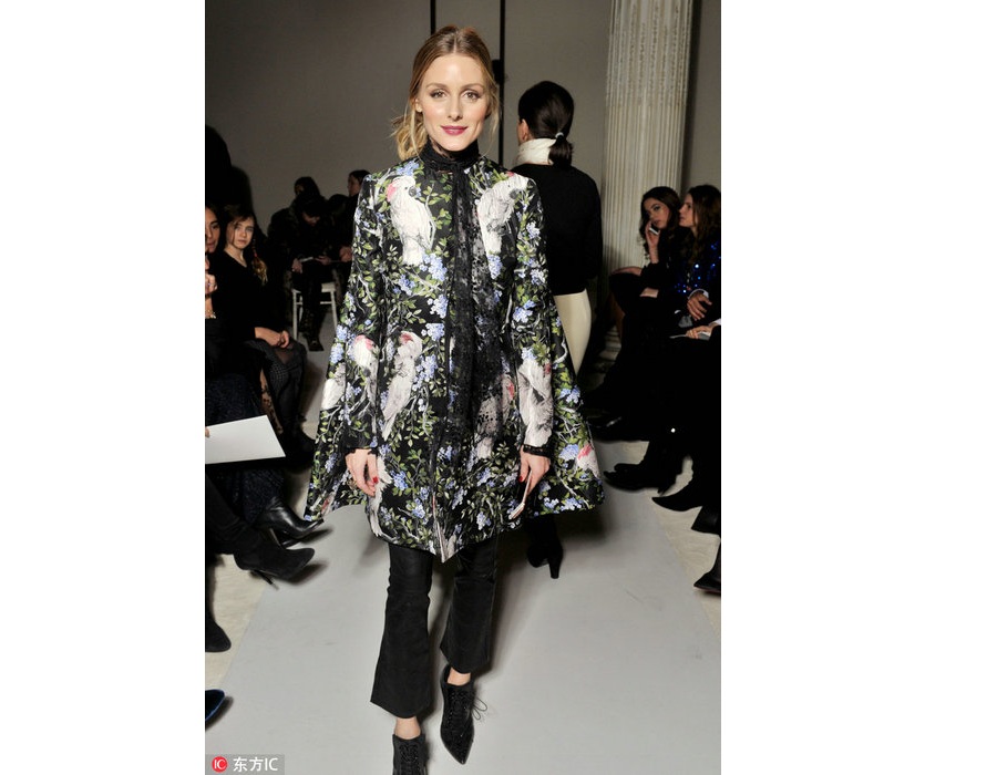 Fashion trend: Flowers bloom on overcoats this winter