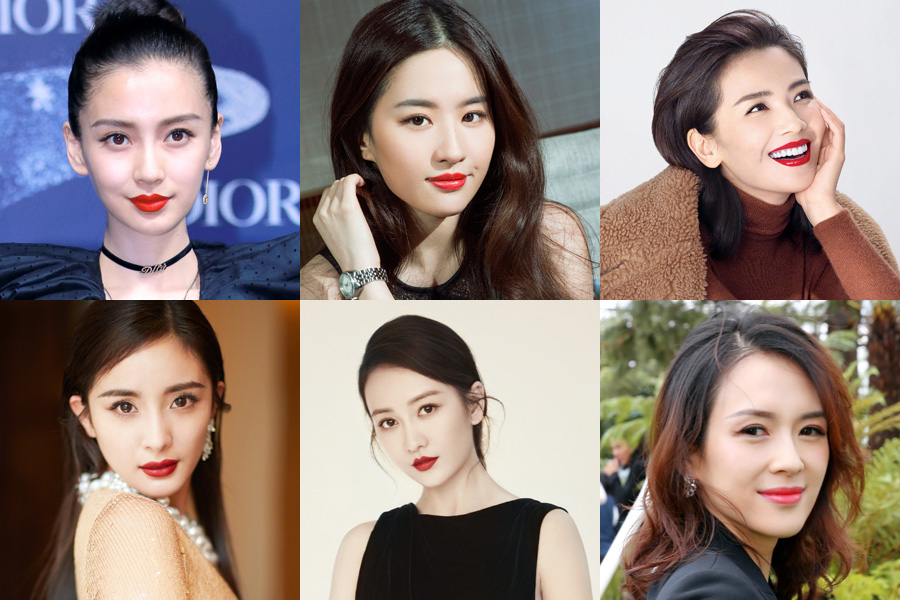 Fashion trend: Learn from female celebrities with bold red lips