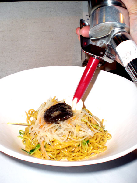 Chinese noodles, the molecular method