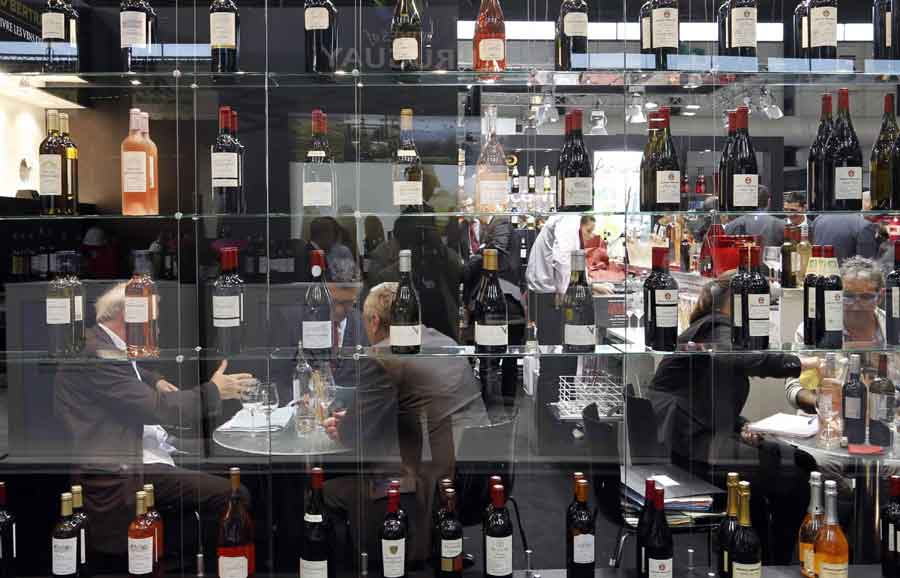 Vinexpo wine fair in Bordeaux