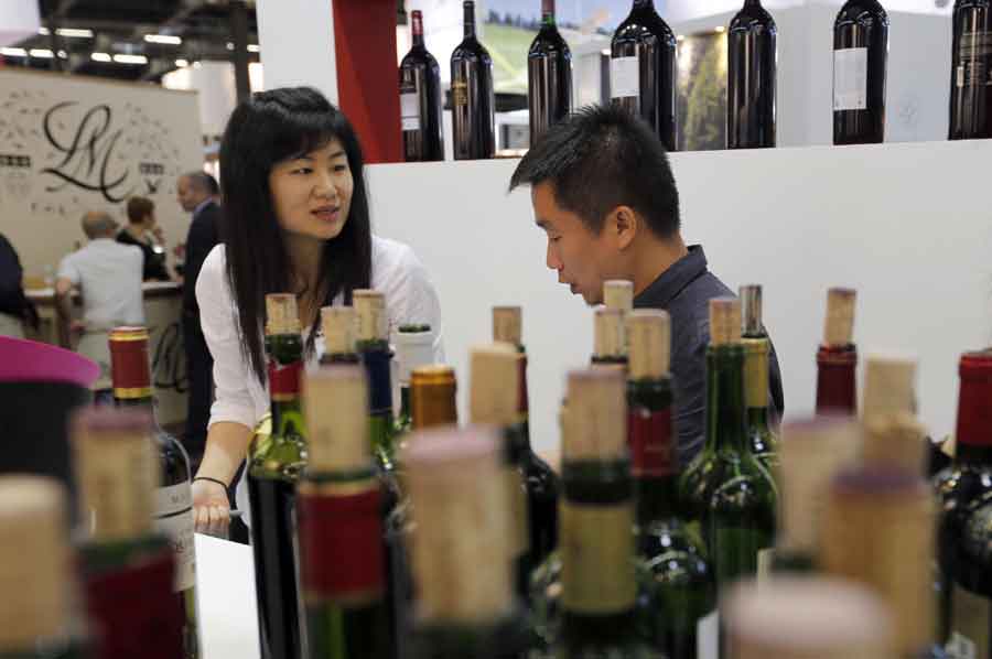 Vinexpo wine fair in Bordeaux