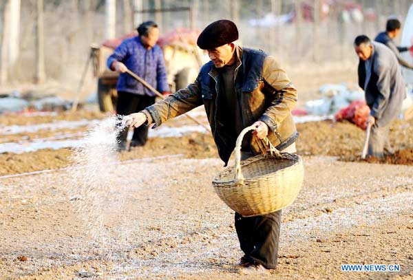 Farm work across China