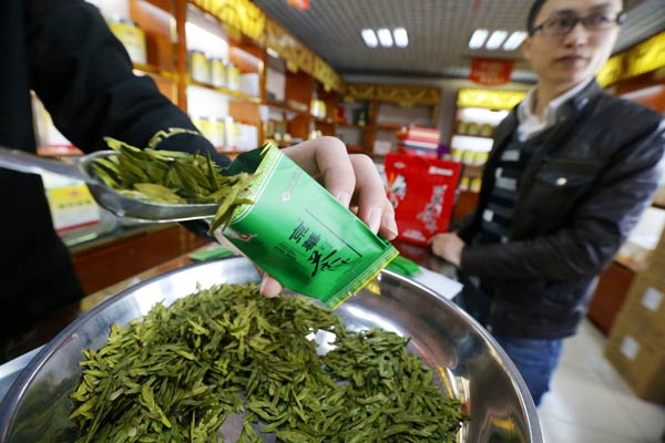 Demand for early batch of spring green tea drops