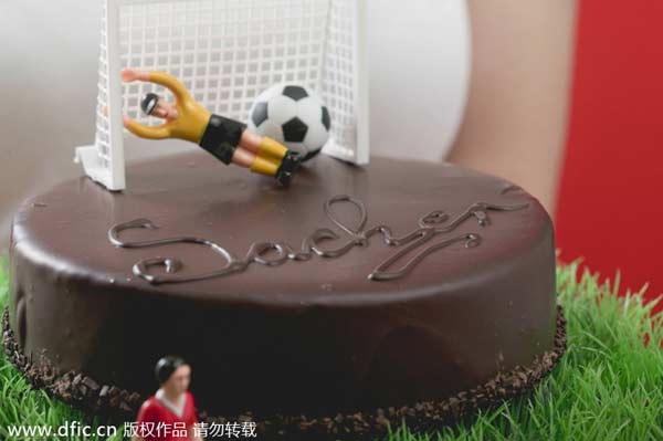 Football themed cakes