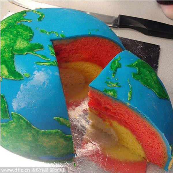 Tasty planet cakes