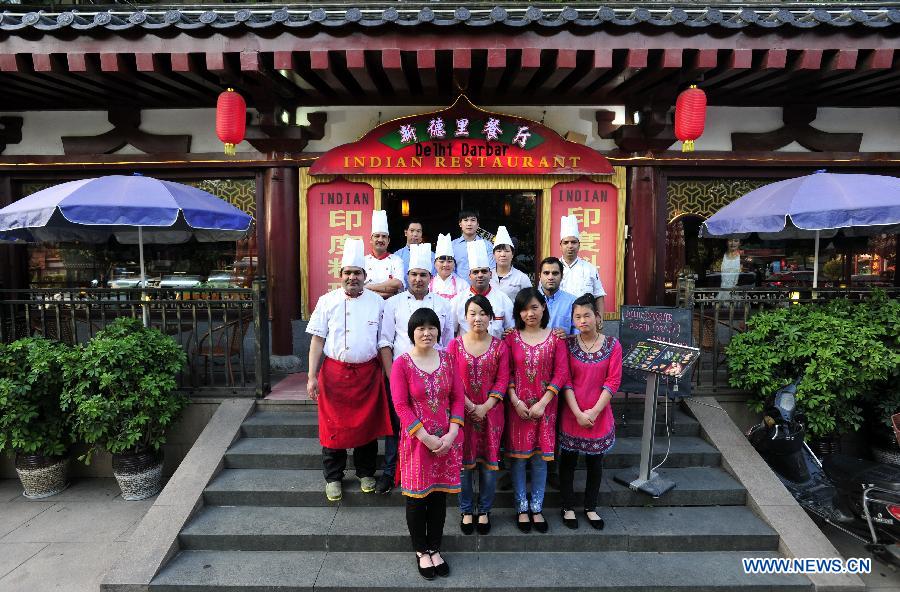 Indian restaurant in Xi'an attract lots of Chinese customers