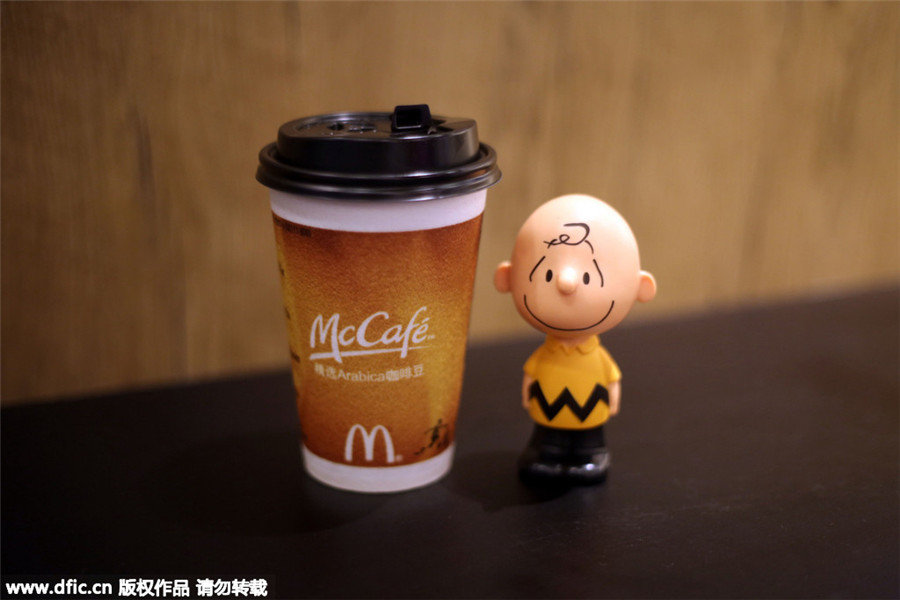 Snoopy-themed McDonald's delights Shanghai