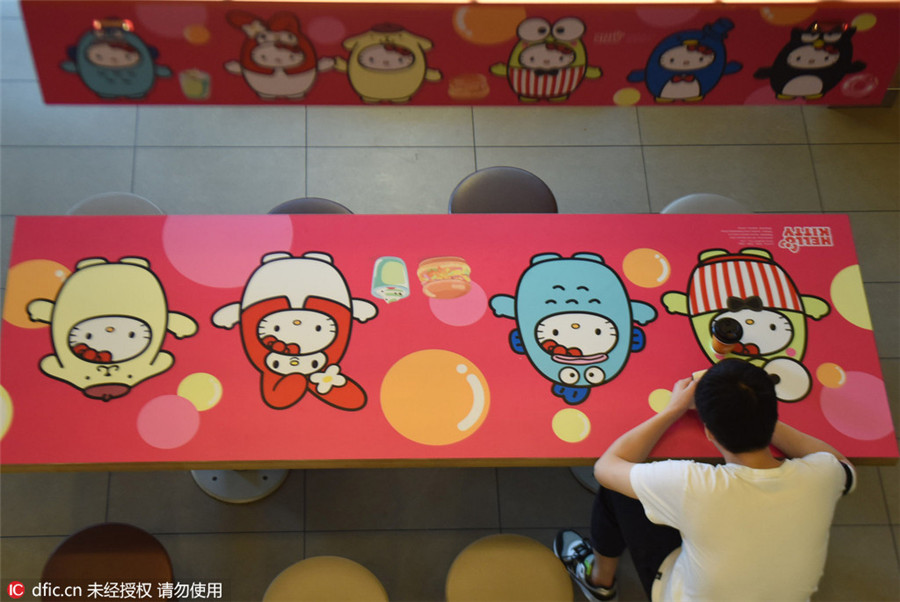 Hangzhou opens first Hello Kitty restaurant