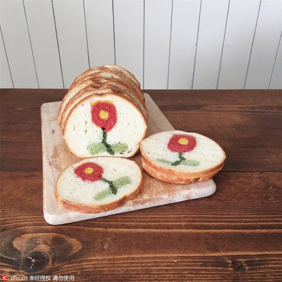 Tokyo baker turns bread into art
