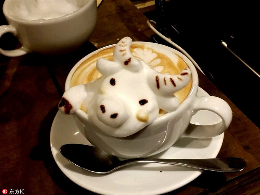 Coffee art goes 3D
