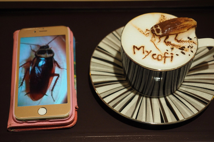 3D creations on coffee