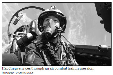 Fearless fighter pilot's iron will leads to success