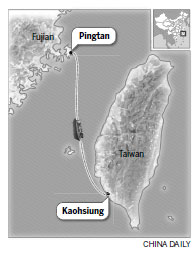 New direct shipping route cuts time from Taiwan