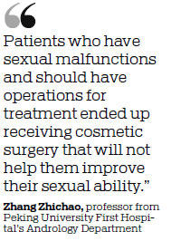 More males seeking surgery on penises for cosmetic or health reasons