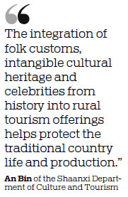 Tourism to Shaanxi's rural villages emerges as a key driver of growth
