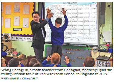 Shanghai-style math teaching slow to produce results in UK schools