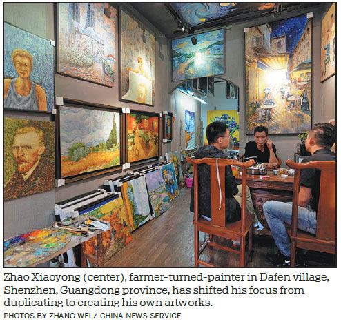 Village moves from producing art replicas to being a hub of creation