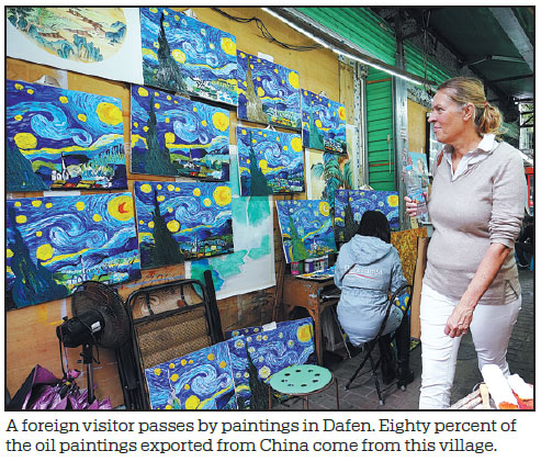Village moves from producing art replicas to being a hub of creation