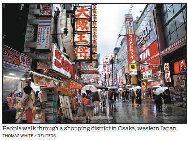 Relaxed visa rules fuel tourist numbers in Osaka