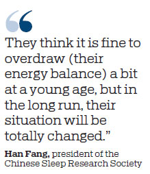 Insomnia spreads among young Chinese