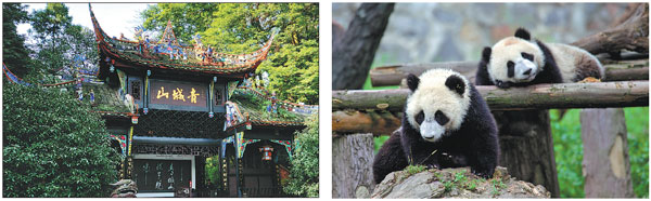Tourism spot Dujiangyan home to three world heritage sites