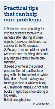 Authorities eye ways to prevent childhood nearsightedness