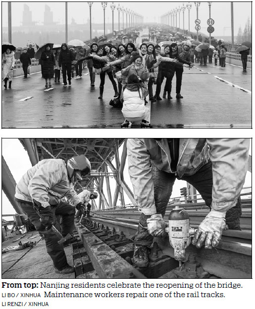 Yangtze bridge stands the test of time