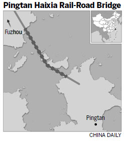 Fuzhou-Pingtan bridge to be completed this year