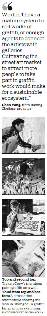 Graffiti works win a wider audience