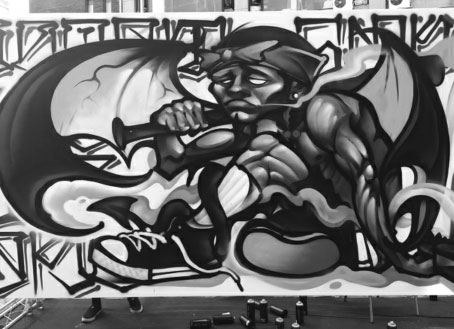 Graffiti works win a wider audience